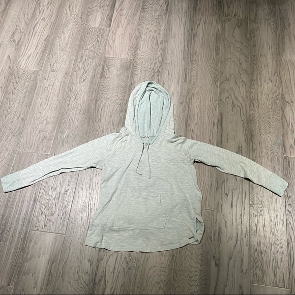 Roxy salt and pepper pastel green thin long sleeve hoodie - Picture 2 of 6